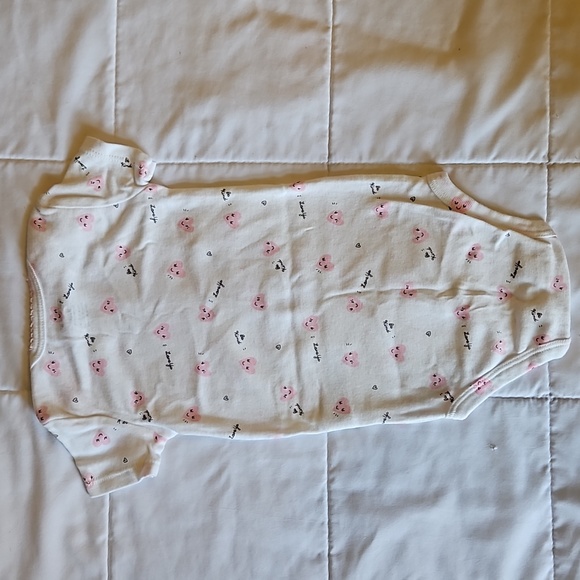 Infant Girl's Lot of 4 Carter's Body Suits 9 Months T12 - Picture 7 of 13